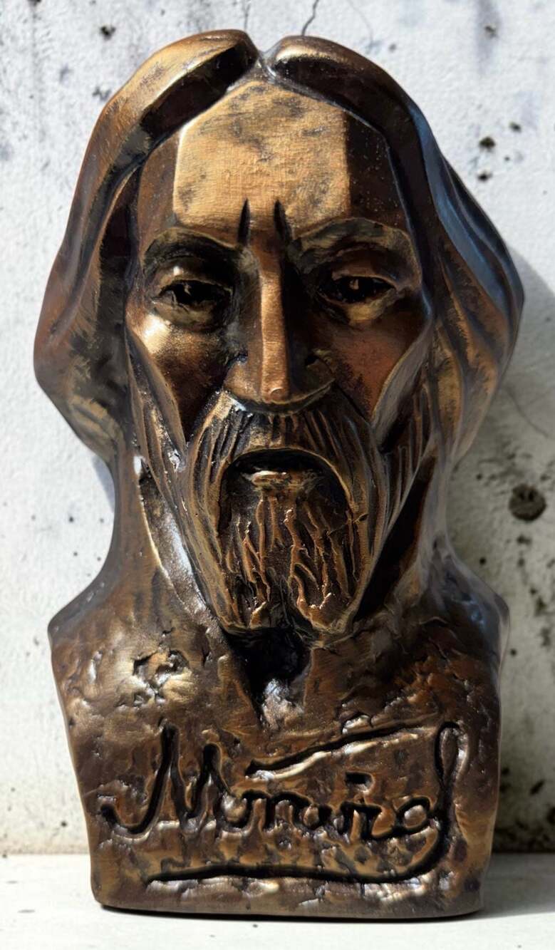 Gustan Art Jesus Christ Bronze Finish Resin Bust Sculpture 2014